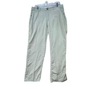 REI Men's Lightweight Nylon Utility Pants Khaki Size 34 X 30 Outdoor Hiking